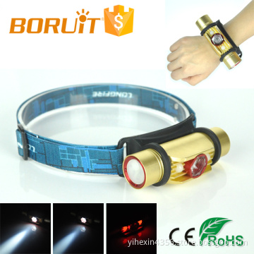Headlamp / Wrist light 4 Modes Cree Q5 LED Rechargeable Headlamp With Build-in Battery